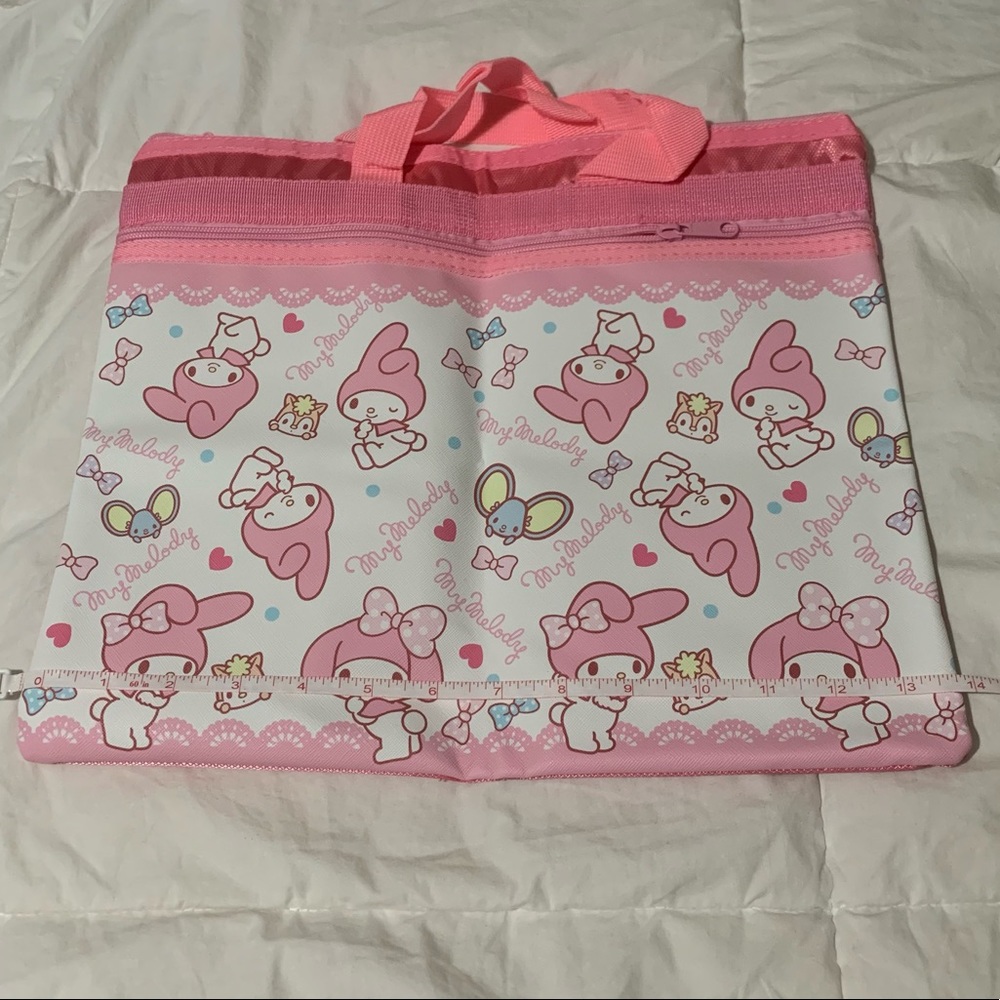 My Melody Pink Laptop/ File Bag - Picture 3 of 14